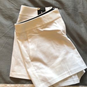 White Express shorts size 2, 4 & 1/2” inseam
